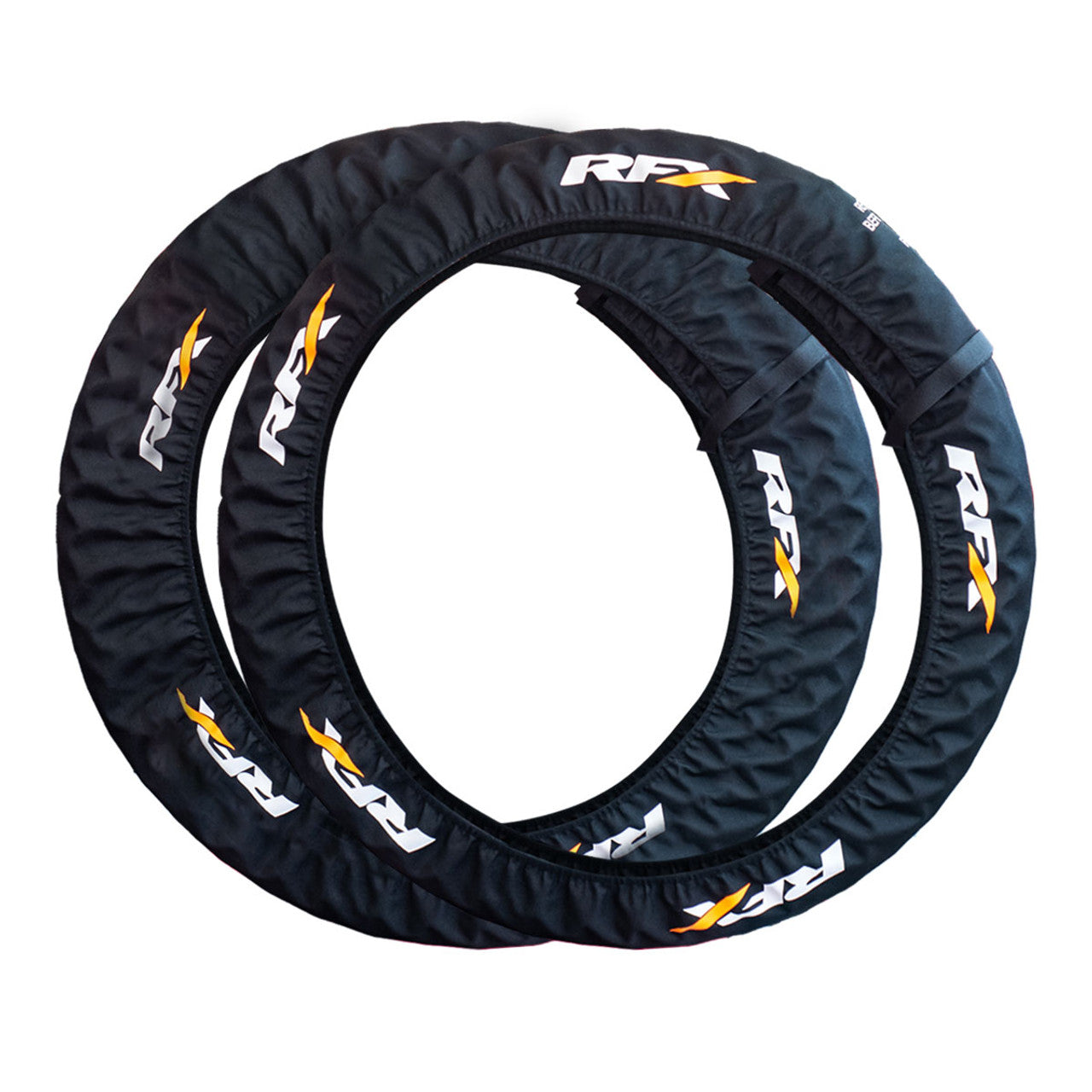 RFX FACTORY BIG BIKE TYRE COVERS (BLACK) PAIR