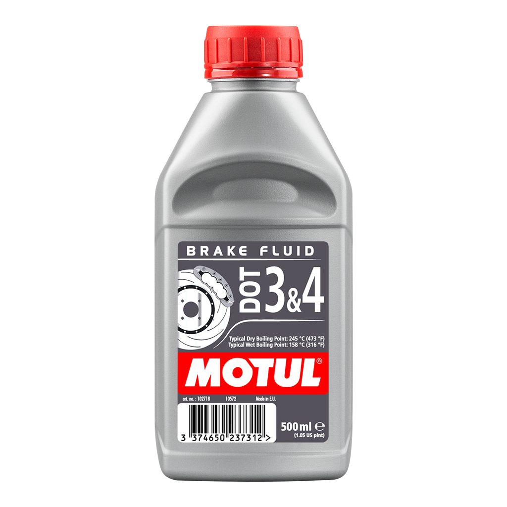 MOTUL DOT 3 & 4 BRAKE FLUID 0.5 LITRES