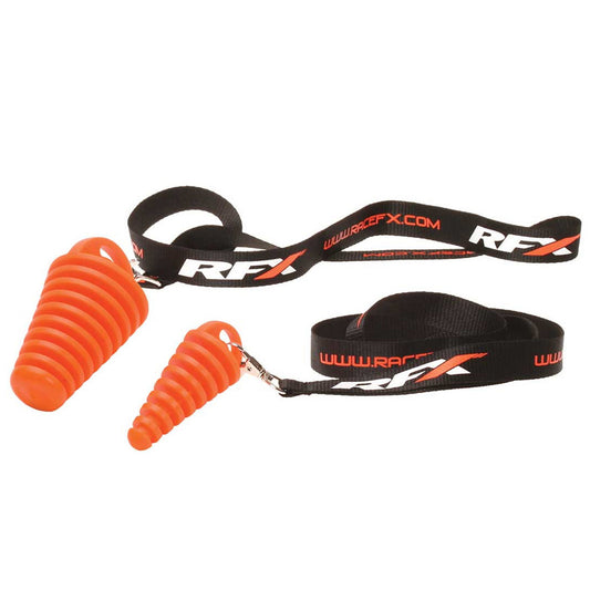 RFX RACE EXHAUST BUNG 4 STROKE (Orange) INCLUDES RFX LANYARD