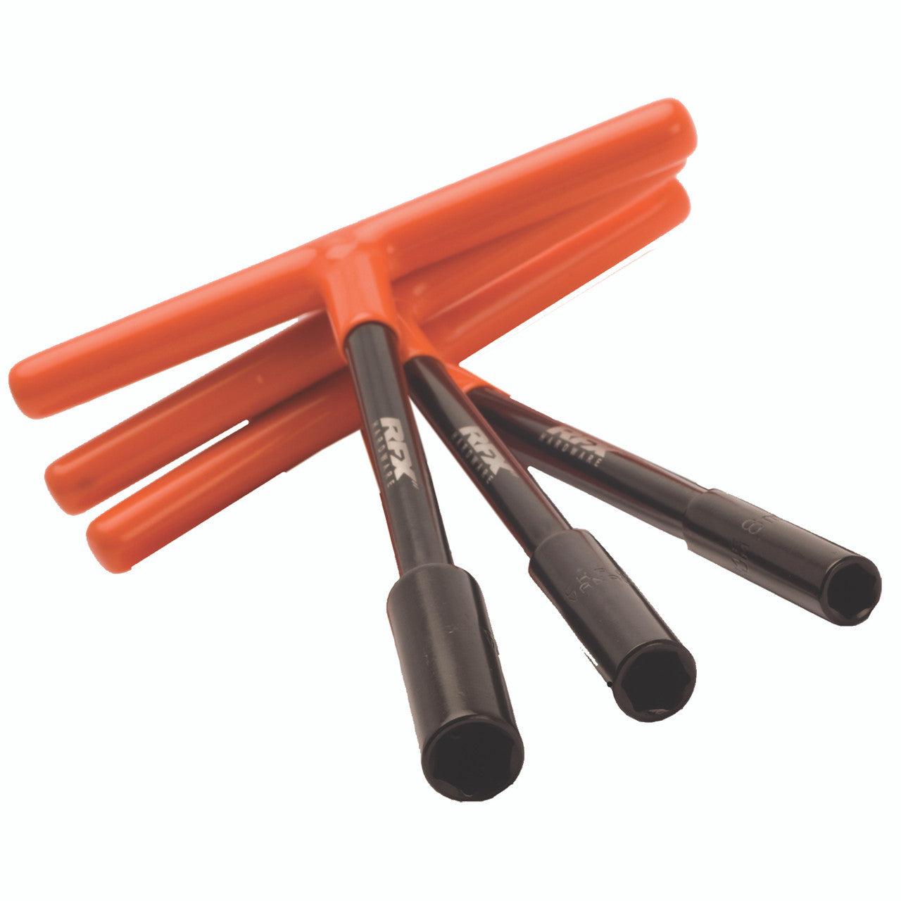 RFX PRO T-BAR SET (Black/Orange) STANDARD REACH WITH RUBBER HANDLE 8mm/10mm/13mm